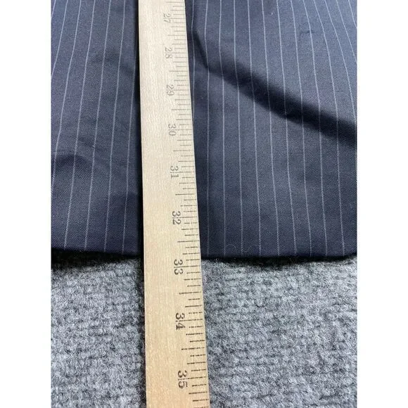 Polo Ralph Lauren Men's Blue Strips Suit Wool Blend Blazer Coat Size W51 L33